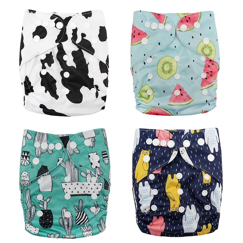 1 шт. 2020 Новые Многоразовые водонепроницаемые детские подгузники с цифровым