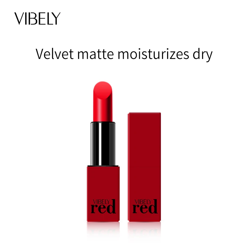 Китайская красная помада блеск для губ глазурь стойкая увлажняющая