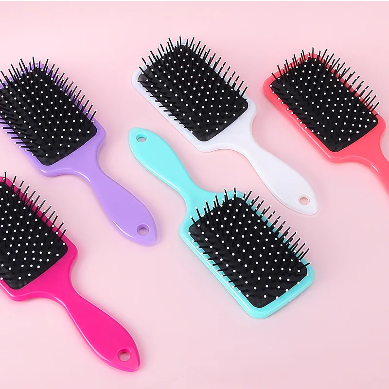 

DREWTI Tangled Hair Brushes Comb Detangling Wet and Wavy Bundles Scalp Massage Brush Barber Tools Air Cushion Hairdressing Comb