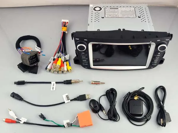 Автомобильный мультимедийный радиоплеер с IPS-экраном на Android 10 для Mercedes Benz Smart Fortwo