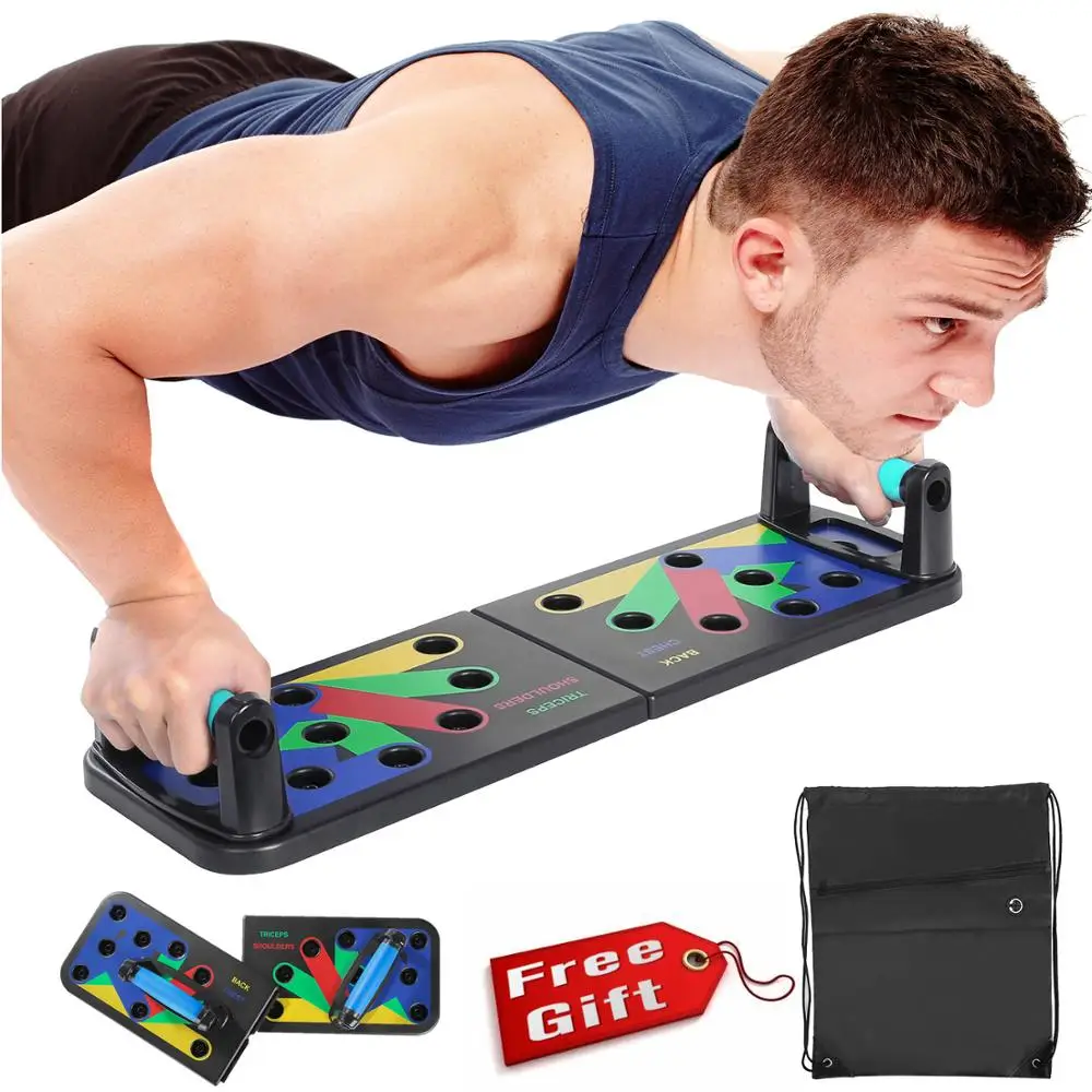 Multifunction Push Up Board Men Women Body Building Fitness Exercise Tools Portable Gym Home Strength Training Stands Equipment | Спорт и