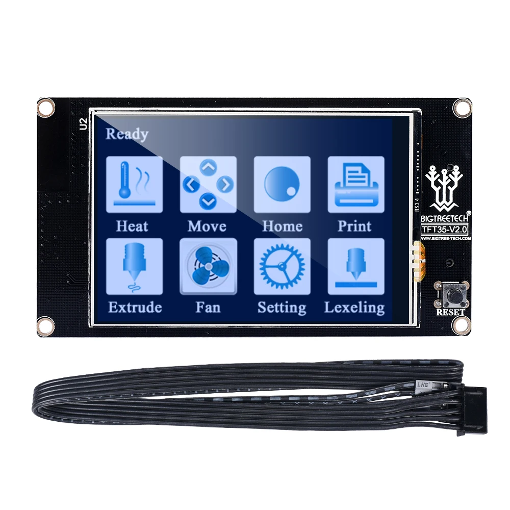 bigtreetech tft35 v2 0 smart controller display control panel 3 5 inch full color touch screen skr v1 3 pro for 3d printer parts free global shipping