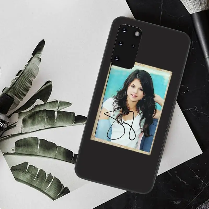 Чехол для телефона CUTEWANAN с надписью Селены Гомез черный мягкий чехол Samsung S20 plus Ultra