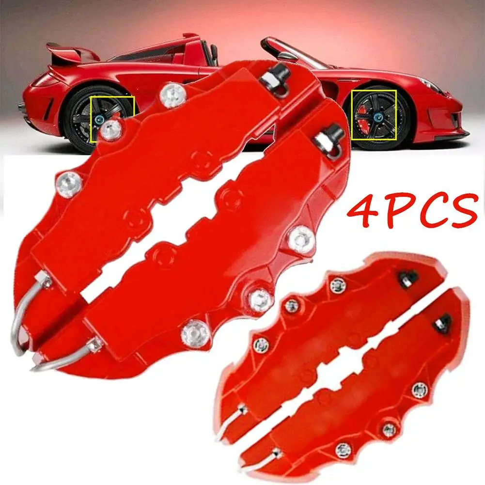 

2Pcs/1Set 4/2set Universal Car Auto Front Rear Disc Brake Caliper Cover Decoration Kit Car Exterior Boutique 2019 New Funny Sign