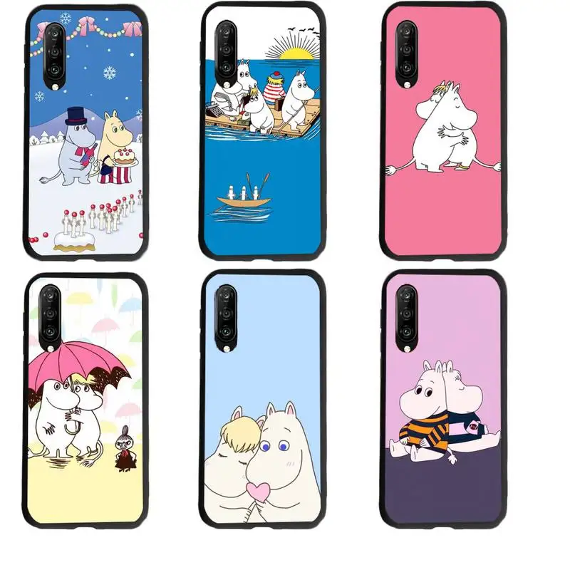 

Moomintroll Cartoon Cute moomines Phone Case for Huawei honor 7A 8X 8s 9 9X 10 10i 20 30 Play lite pro s Fundas cover