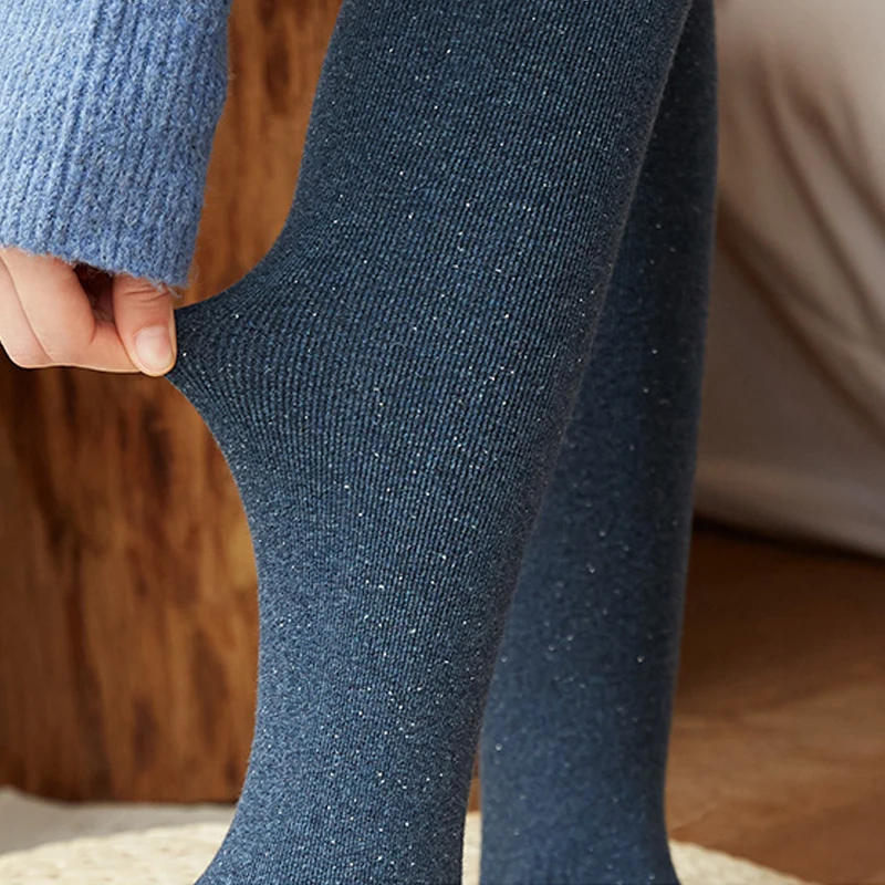 Шикарные кашемировые Женские Колготки хлопковые зимние плотные колготки