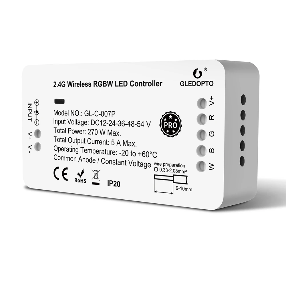 Регулятор яркости цвета Zigbee 3 0 Smart Pro RGBCCT RGBW CCT макс. 270 Вт работает с пультом