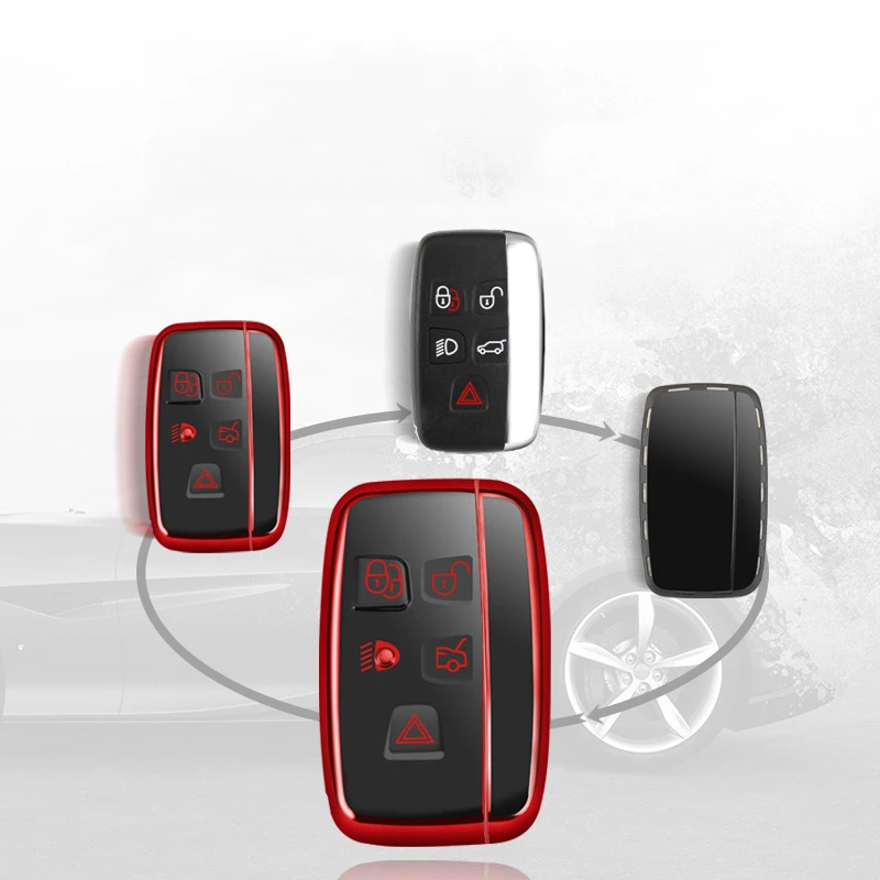 Чехол для автомобильного ключа новый ТПУ чехол Land Rover RANGE ROVER SPORT Freelander 2 DISCOVERY4 Evoque