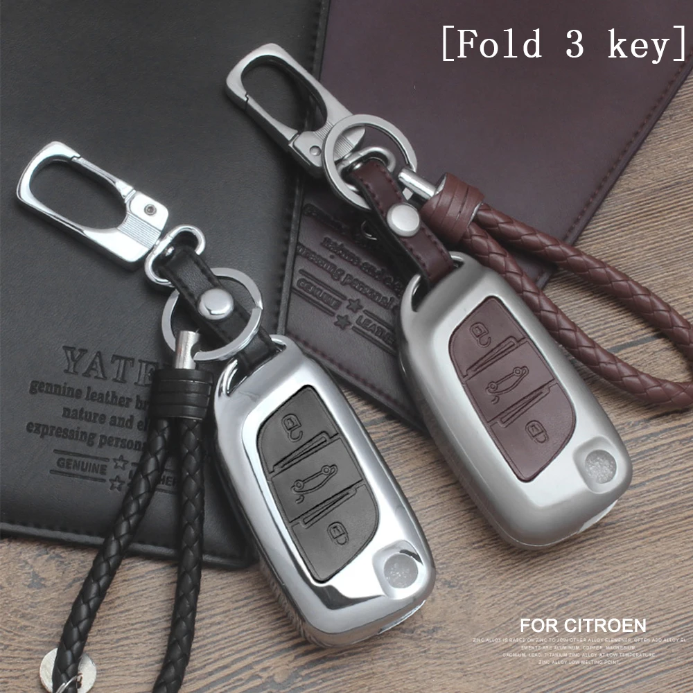 3 кнопочный ключ автомобиля чехол для Citroen C2 C3 C4 C5 C4L DS3 DS4 DS5 DS6 автомобиль флип складной ключ крышка авто Декор Аксессуары