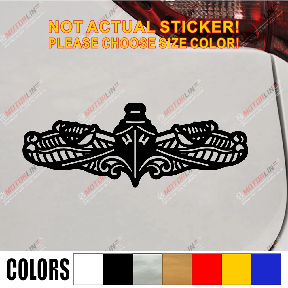 

Surface Warfare Officer insignia Decal Sticker Car Vinyl Navy no background pick size color