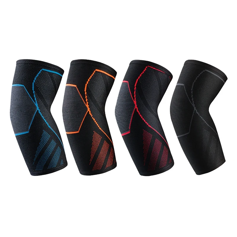 

1PC Unisex Elbow Pad Sleeve Anti Slip Knitted Arms Wrap Cover Protector Elbow Brace guard Fitness Sportswear