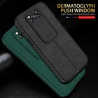 Кожаный силиконовый чехол Lychee с рисунком для Xiaomi Poco X3 NFC Push-объектив камеры защитный чехол для телефона Poco X3 Pro X 3 NFC X3 NFC