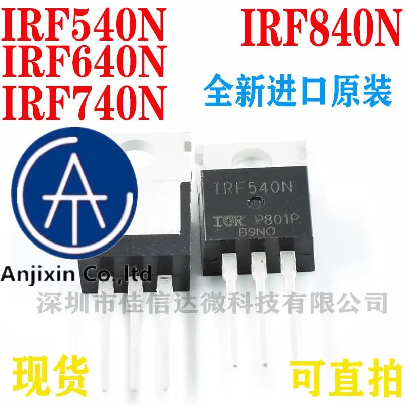 

10 шт., 100% оригинальные новые фотообои IRF540N IRF640N IRF740N IRF840NPBF MOS