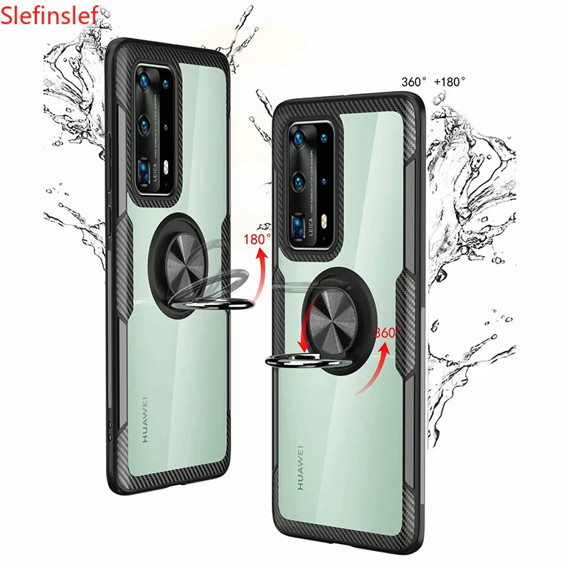 Чехол для Huawei Nova 6 SE 7i чехол с кольцом-держателем магнетизма чехлы телефонов p40 Lite