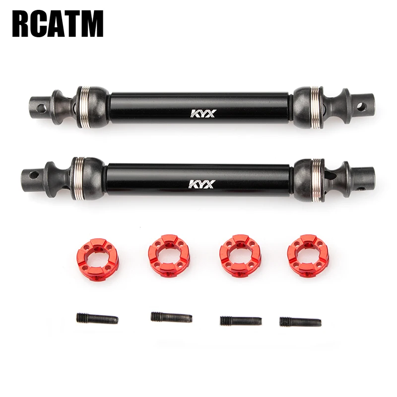 1 пара металлический усиленный стальной трансмиссионный вал с фланцем CVD для 1/10 RC