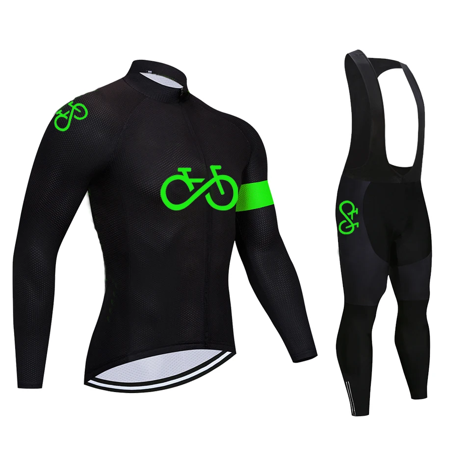 

2021 Autumn Long Sleeve Cycling Clothing Set STRAVA Breathable Bicycle Wear MTB Bike Cycling Jersey Ropa Maillot Ciclismo