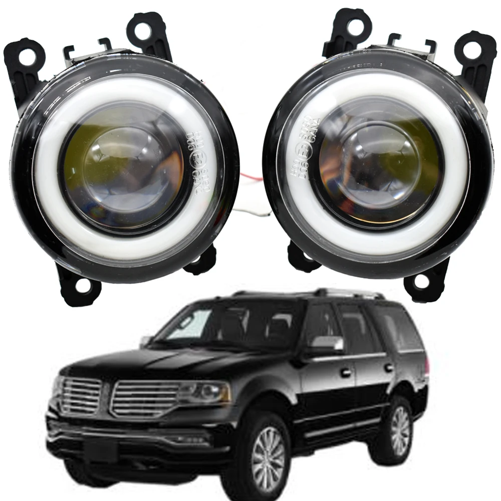 

Fog Light Assembly H11 Car Front Bumper LED Fog Lamp DRL12V For Lincoln Navigator 5.4L V8 2007-2014 fog lamps fog lights