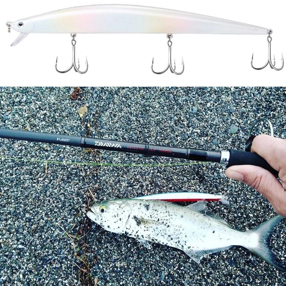 Hunthouse Slim Tide Minnow приманка 175 мм тонущие рыболовные наживки морская рыболовная