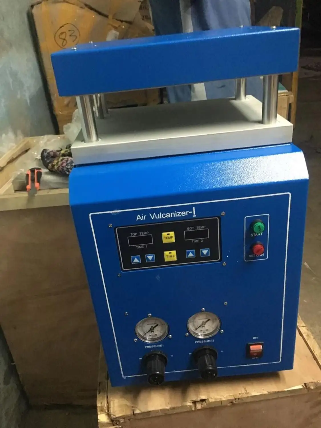 

Heavy Duty Air Vulcanizer for jewelry casting Air Vulcanizer Double-control pneumatic molding machine