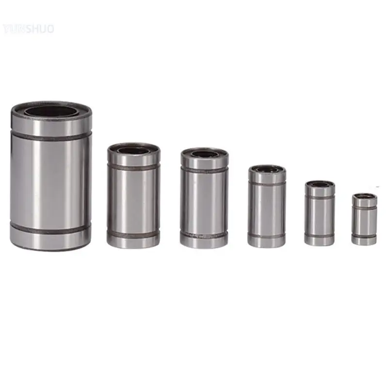 10 шт./партия LM3UU LM6UU LM8UU LM10UU LM12UU LM16UU Линейный подшипник 8 мм линейный подшипник для втулки стержня линейные части вала - изображение