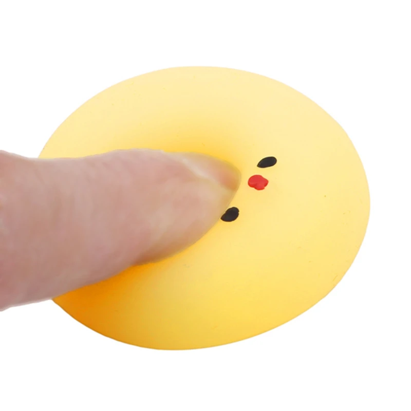 

3PCS / Set Decompression Toy Yellow Chick Modeling Cartoon Soft Adorable Vent Stress Reliever Toys Durtable