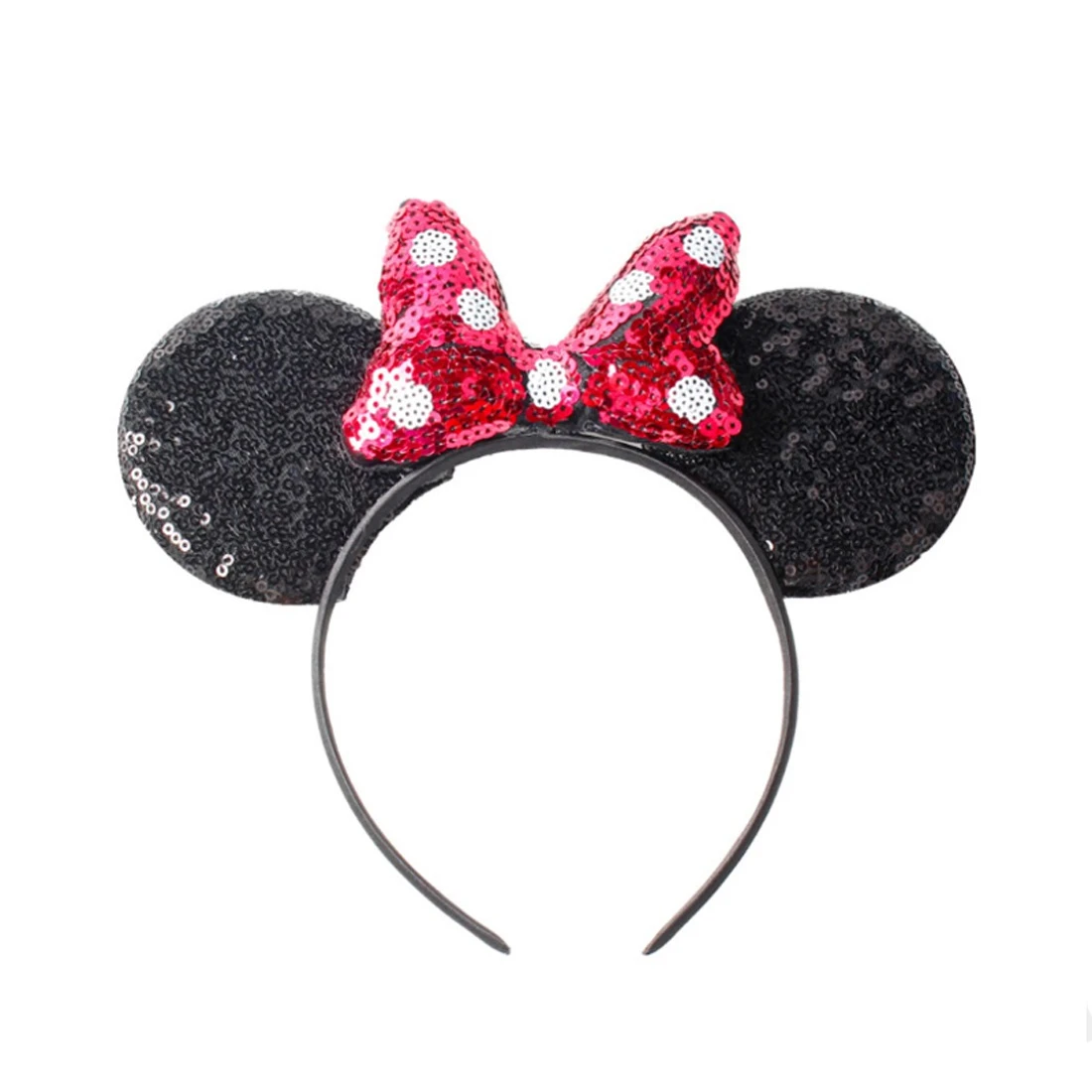 Новинка Детская повязка на голову с бантом Микки Мауса модные повязки для волос
