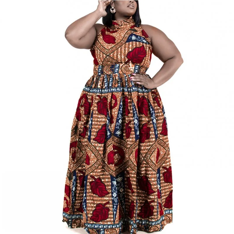 

Платье-Макси женское Плиссированное с высокой талией, с принтом