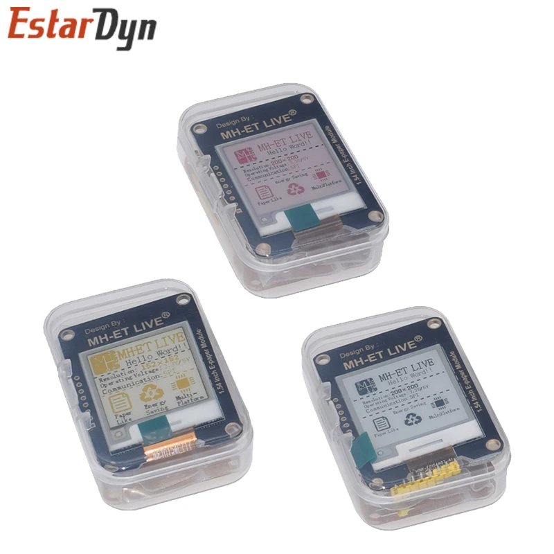 Модуль Epaper для Arduino STM raspberry pi ESP32 1 54 дюйма E-Ink дисплей EInk SPI поддержка Global/Part |