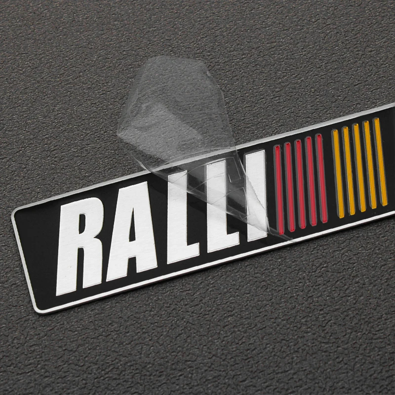 3d эмблема RALLIART из алюминиевого сплава наклейка для Mitsubishi ralliart Lancer 9 10 Asx Outlander 3 Pajero