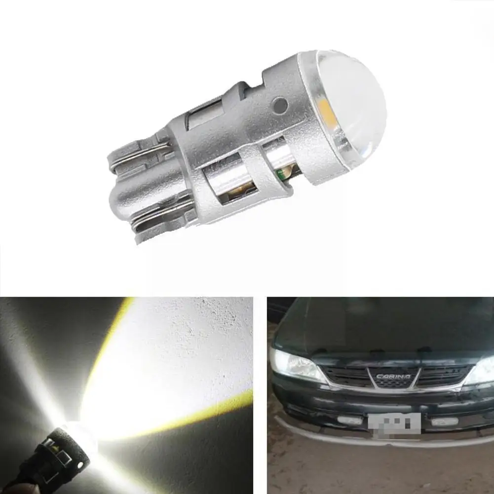 

2PCS w5w led T10 LED Bulbs Canbus 30301 SMD 3014 For Car Parking Position Lights,Interior Map Dome Lights 12V White Amer br J6U2