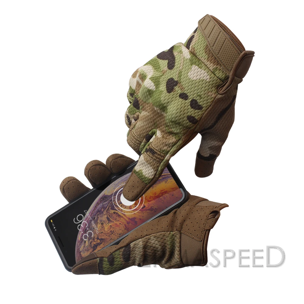 Пара мотоциклетных перчаток зимние тактические камуфляжные перчатки для гонок