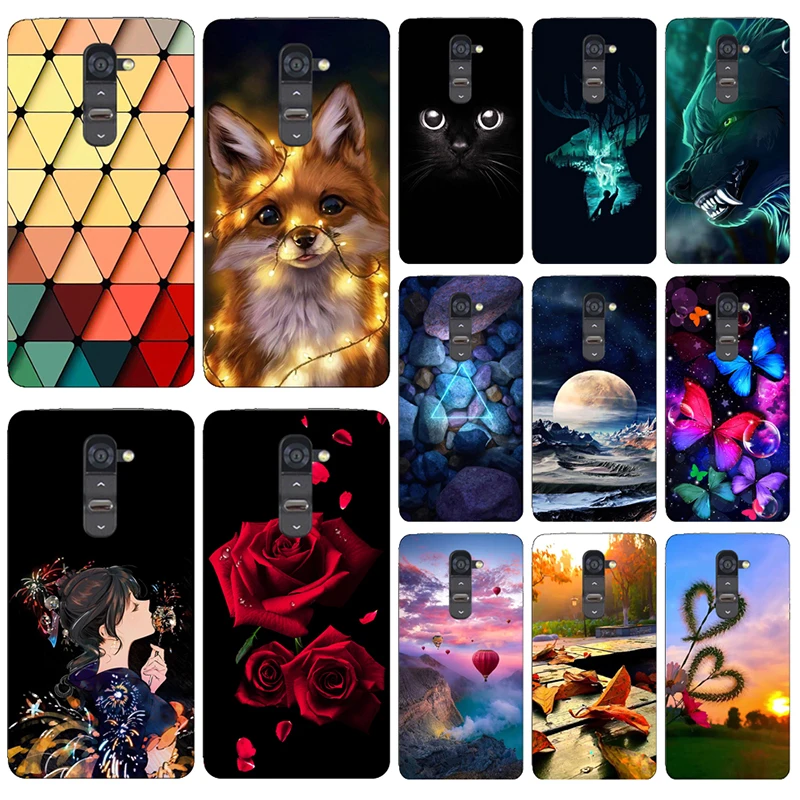 Модное платье с принтом чехол для телефона из мягкого ТПУ рисунком Крышка LG G2 Lite