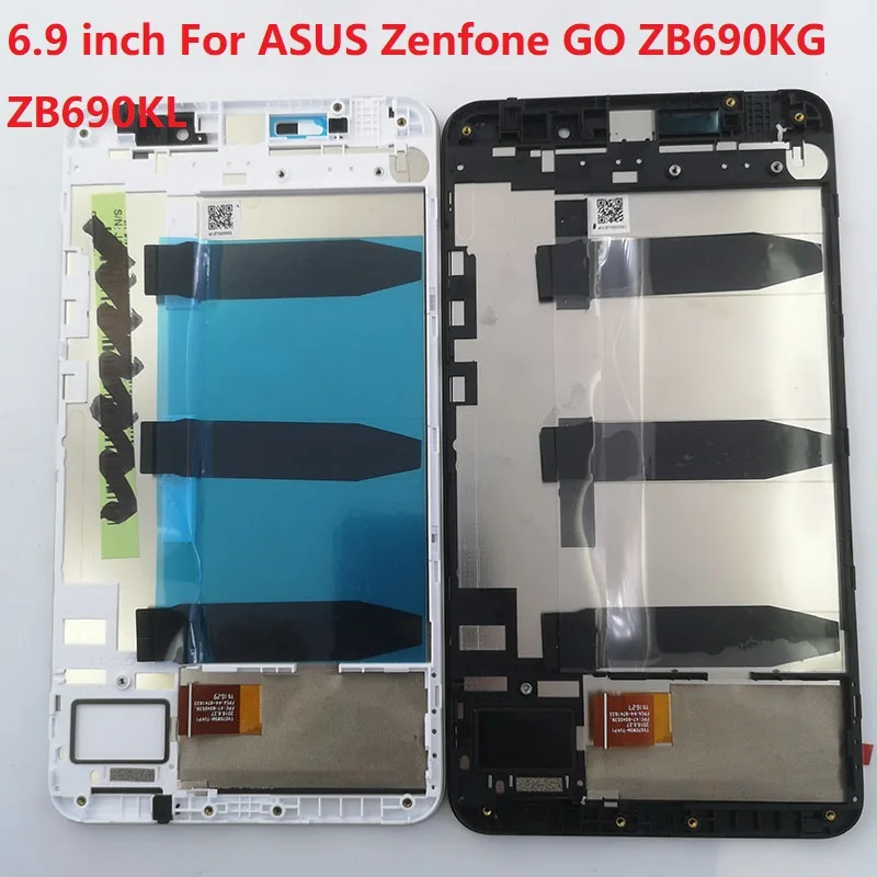ЖК-дисплей 7 дюймов для ASUS Zenfone GO ZB690KG ZB690KL, дисплей с сенсорным экраном и дигитайзером в сборе, с рамкой, оригинальные детали