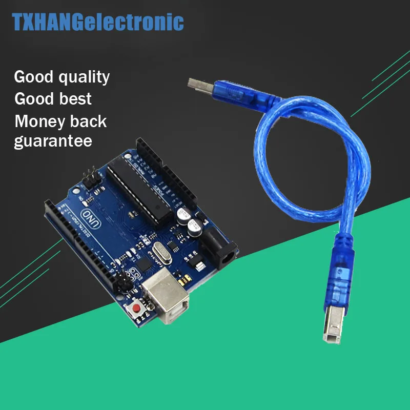 Для arduino UNO R3 MEGA328P ATMEGA16U2 макетная плата без USB кабель для uno rev3 r3|Интегральные схемы|