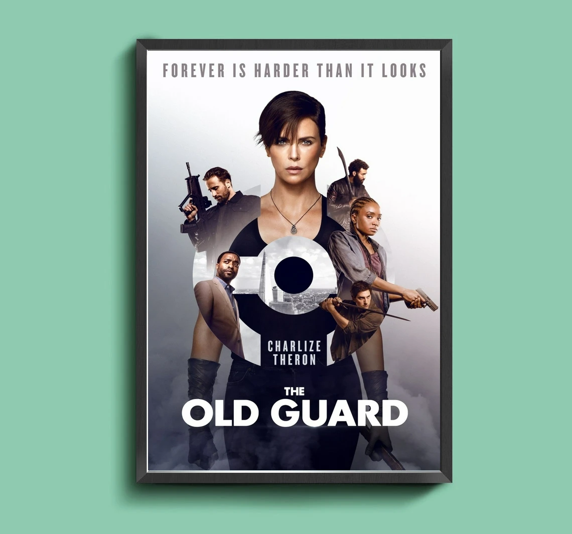 

The Old Guard Movie Poster Home Wall Painting Decoration Classic Movie Canvas Poster (No Frame)