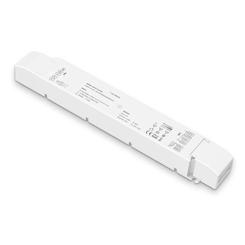 Новый светодиодный 0 10В дали затемняя драйвер AC100V 240V Вход красный/зеленый/синий 12V