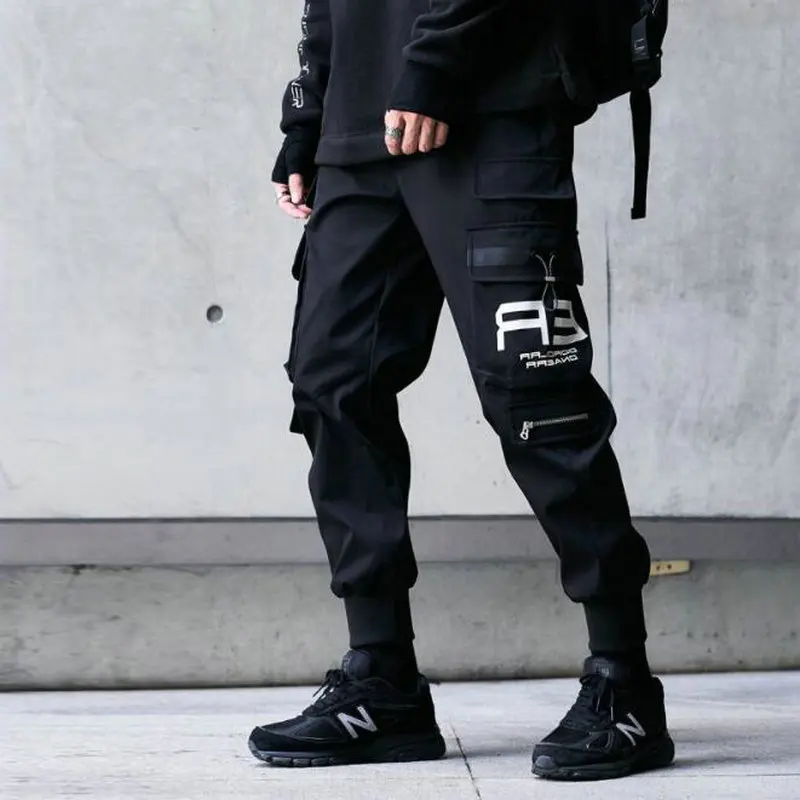 

Darkly Style Harem Joggers Men Cargo Pants Streetwear 2023 Hip Hop Casual Pockets Track Pants Male Harajuku Fashion Trousers