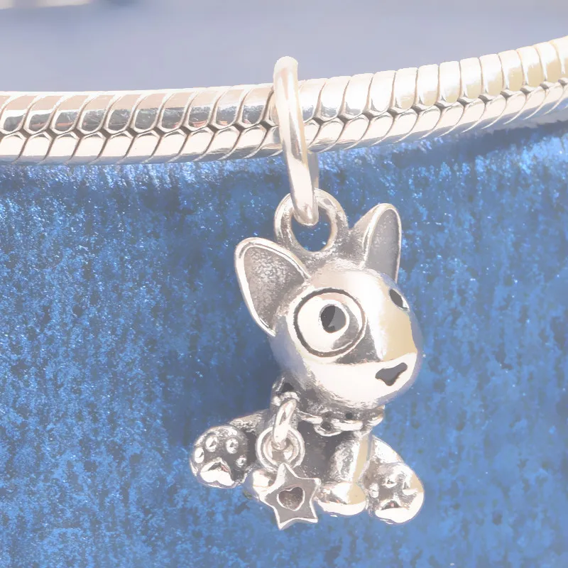 Браслет INBEAUT fit Pandora, серебро 925,, коала, кошка, лиса, бульдог, подвески, слон, лиса, собака, кролик, медведь, бусины, домашнее животное, сделай сам, ювелирное изделие