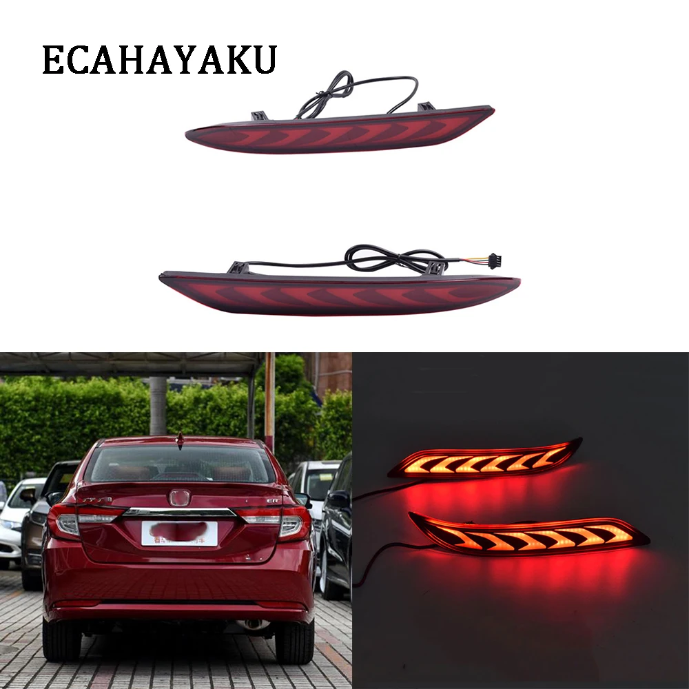 

Задние светодиодсветодиодный фары ECAHAYUKU для Honda Crider 2018 2019, 1 пара