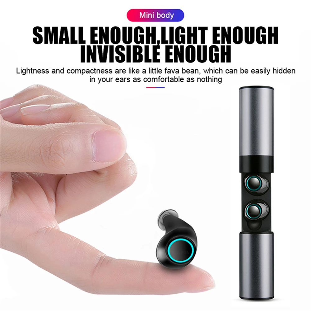 TWS S2 Bluetooth 5 0 наушники беспроводные 8D HIFI спортивные с микрофоном игровая