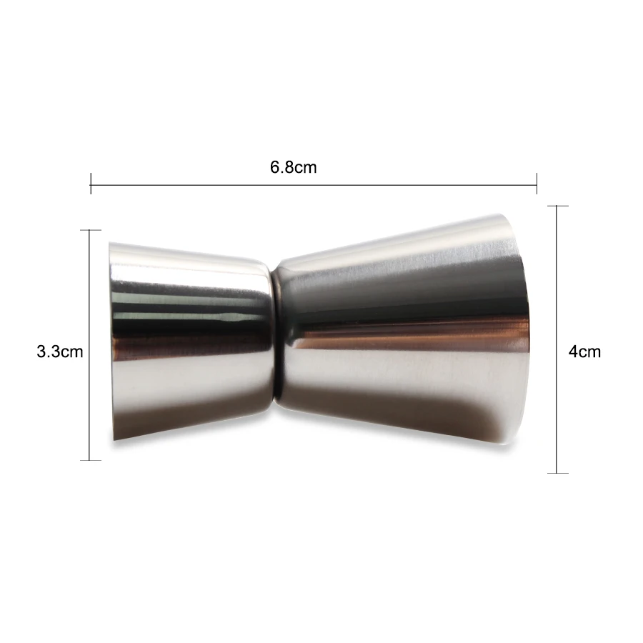 Double Sided Cocktail Jigger - Stainless Steel 15/30ML (0.5oz/1oz) Measuring Cup for Bartenders and Drink Mixing image 4