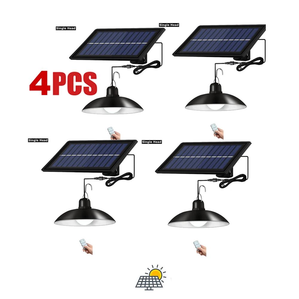 

Retro Lampshade Solar Pendant Chandelier solar lamp Street light Outdoor Waterproof For Garden Path Driveway Emergency Security