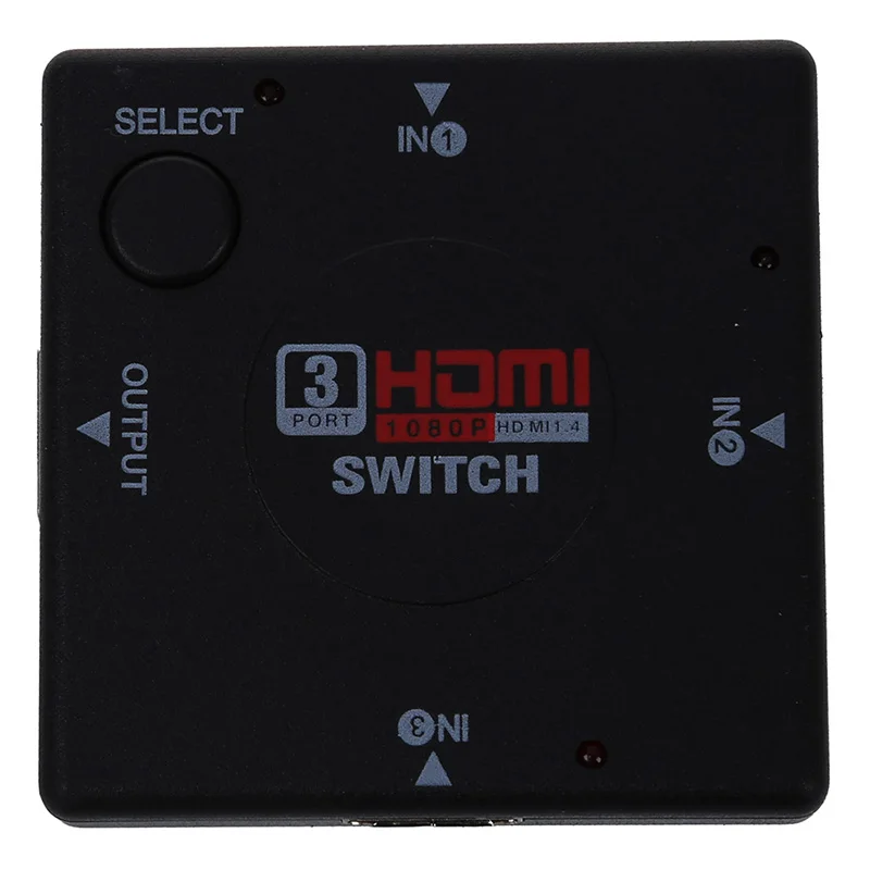 HDTV 1080P дисплей Видео DVD 3 порта HDMI переключатель сплиттер | Электроника