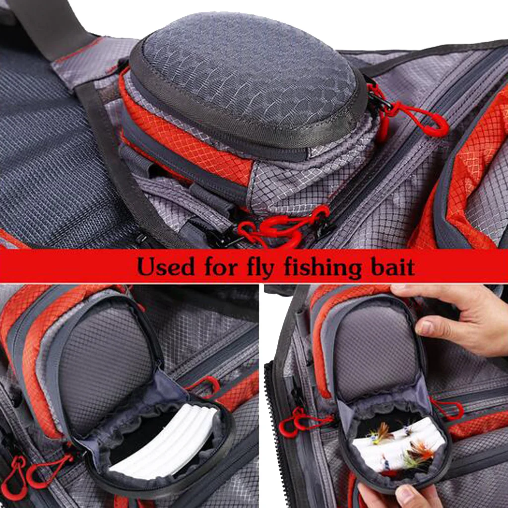 

Adjustable Belt Fishing Vest Multi-Pocket Mesh Waistcoat for Hunting Camping