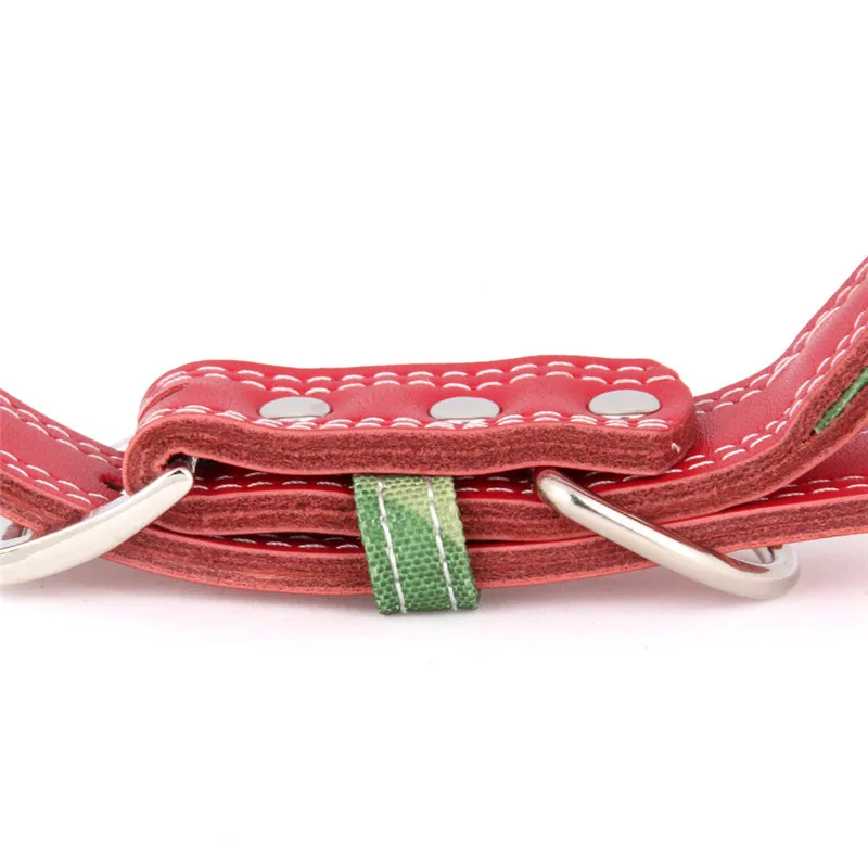 Камуфляжный ошейник для собак кожаное регулируемое ожерелье ошейника домашних