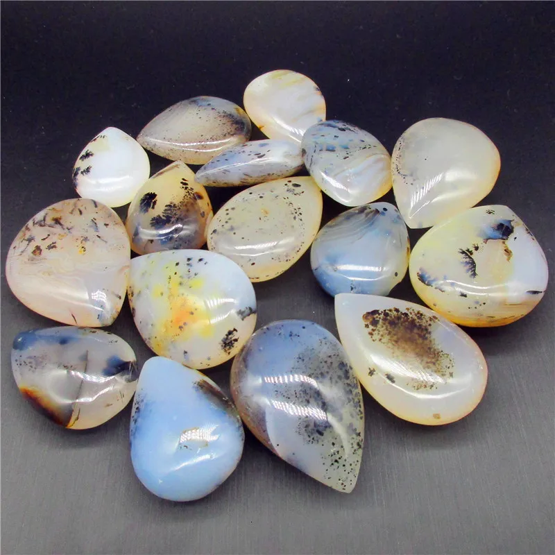 Мадагаскарский натуральный морской халцедон водные растения агат капельная