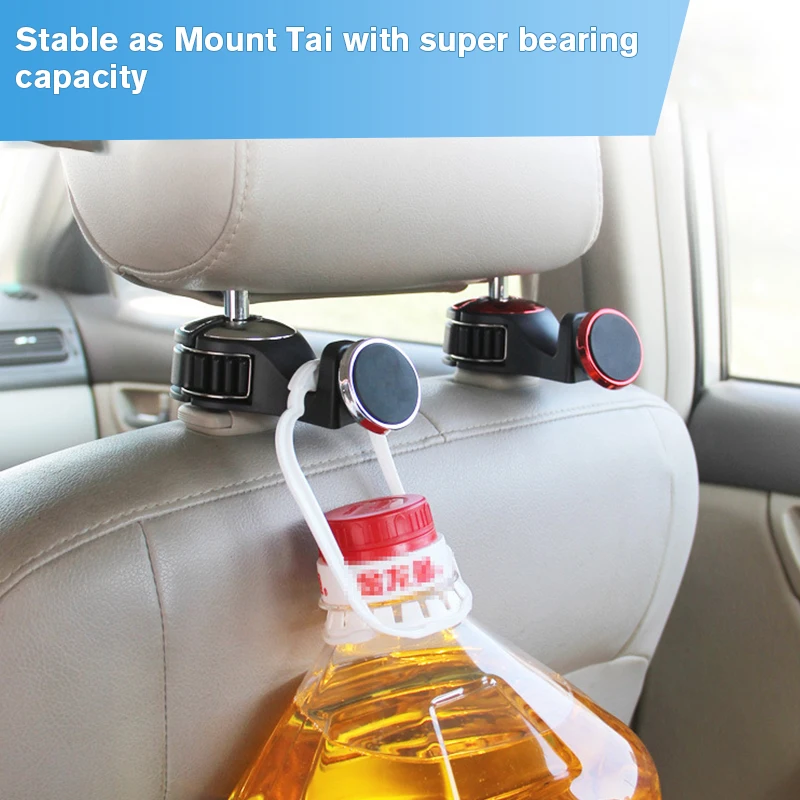 

Eliteson 1 PieceCar Seat Back Hook Headrest Hanger For Bag Holder Automobile 2 In 1 Fastener Clip Phone Stand