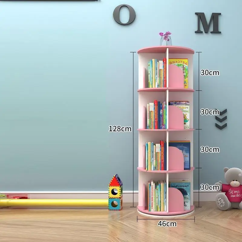 

Storage Estanteria Infantil Dekoration Mueble De Madera Rotate Rotatable Rack Bookcase Librero Libreria Scaffale Book Shelf Case