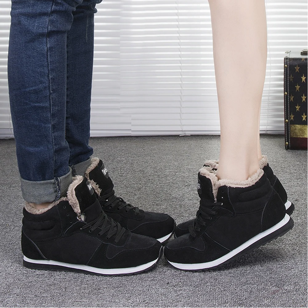 Женские замшевые ботильоны на меху повседневные кожаные зимние ботинки плоской