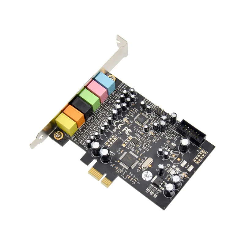 Zeadow PCIe 7 1 канальная звуковая карта CM8828 + CM9882A с кронштейном SPDIF 7.1CH аналоговая